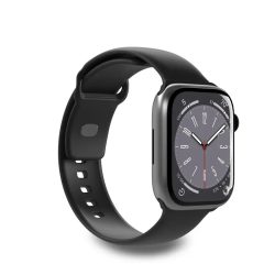   Puro Icon csereszíj Apple Watch 42 / 44 / 45 / 49 mm - fekete