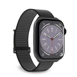 Puro Sport Nylon csereszíj Apple Watch 42 / 44 / 45 / 49 mm - fekete