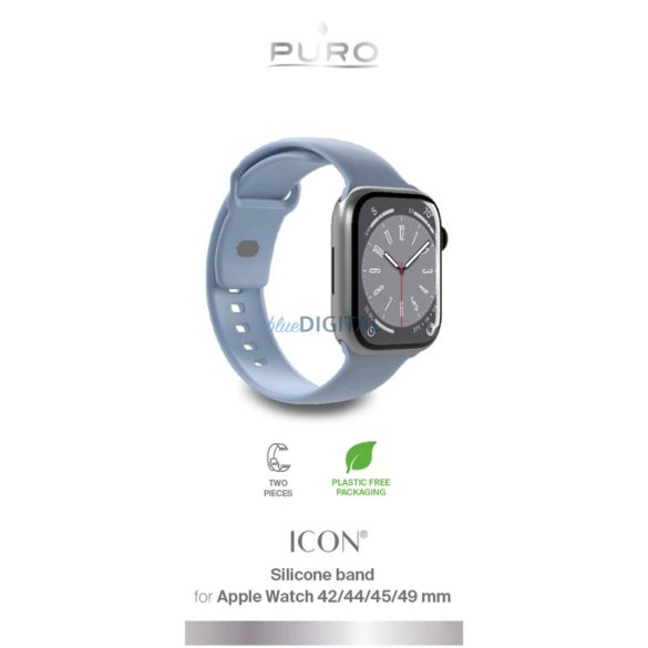 Puro Icon csereszíj Apple Watch 38 / 40 / 41 mm - világoskék