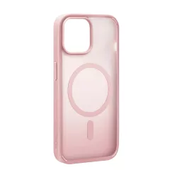   Puro Gradient Silicone MagSafe-kompatibilis tok iPhone 15 Plus - rózsaszín