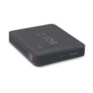 Powerbank SBS NanoTube 5000 mAh High-Density - fekete