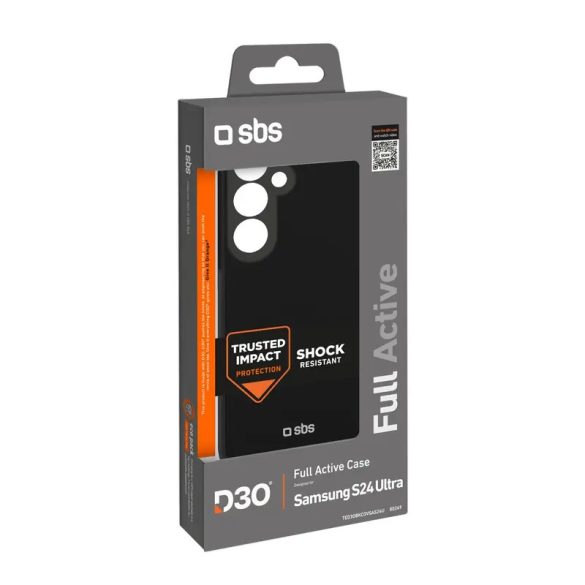 SBS Full Active D3O tok Samsung Galaxy S24 Ultra - fekete