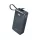 Powerbank SBS 10000 mAh 20W beépített USB-C kábellel és digitális kijelzővel - sötétszürke színben