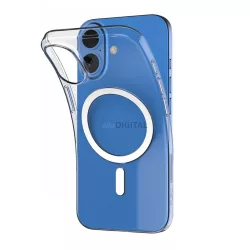 Puro 03 MagSafe szilikon tok iPhone 16 Plus - átlátszó
