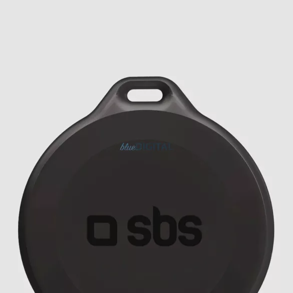 SBS Track My Circle vízálló IP65 helymeghatározó kompatibilis Apple Find My készülékkel - Fekete