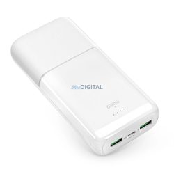   Powerbank Puro DAILY 20 PLUS 20000mAh 2x USB-A / 1x USB-C 22.5W PD AFC - fehér