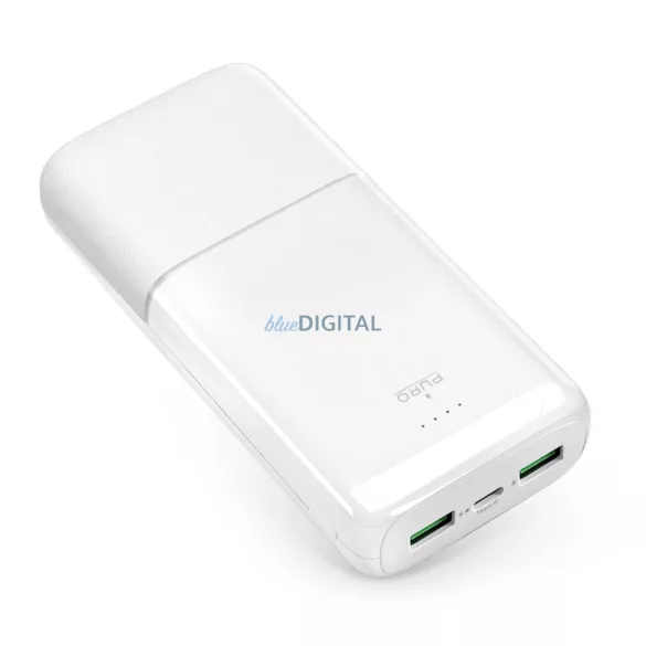 Powerbank Puro DAILY 20 PLUS 20000mAh 2x USB-A / 1x USB-C 22.5W PD AFC - fehér