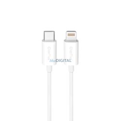 Puro TPE 20W USB-C - Lightning kábel 2m - fehér