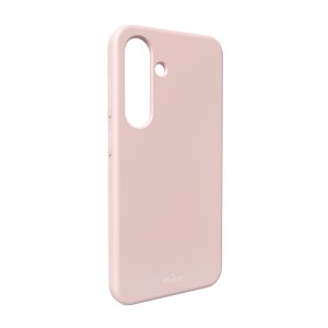 Puro Icon Silicone tok Samsung Galaxy S25 - rózsaszín