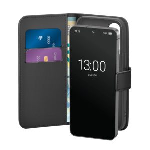 Puro Booklet kinyitható tok Samsung Galaxy S25 - fekete