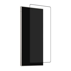 Puro Frame edzett üveg kijelzővédő fekete szegéllyel Samsung Galaxy S25 Ultra