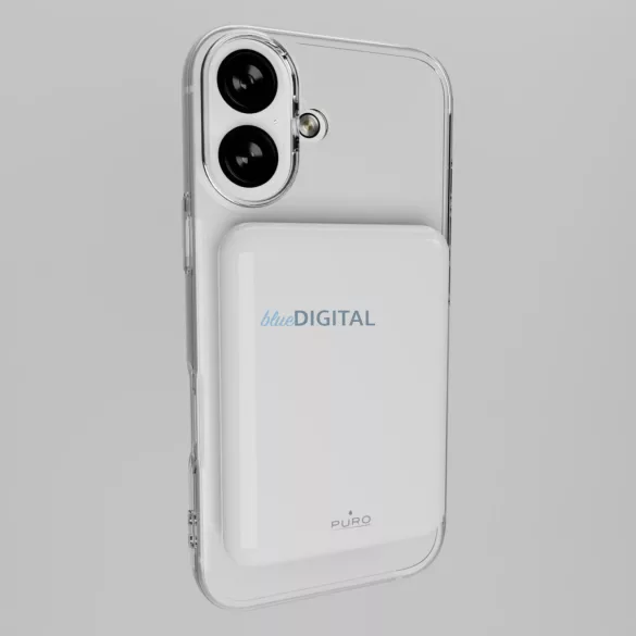 Powerbank Puro Power Mag 5000mAh 20W Power Delivery USB-C - fehér