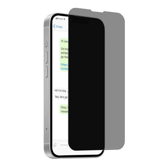Puro betekintésvédett edzett üveg iPhone 16e