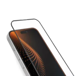   SBS D3O edzett üveg fekete szegéllyel applikátorral iPhone 15/16