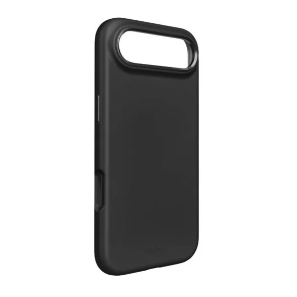 Pure Icon Mag Pro Liquid szilikon tok iPhone 17 Air készülékhez, MagSafe kompatibilis, kameravédelemmel és alumínium gombokkal - Fekete