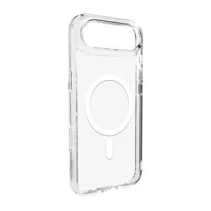 Puro Lite Mag TPU+PC tok kompatibilis a MagSafe iPhone 17 Air készülékkel - átlátszó fehér gyűrűvel