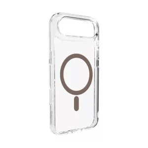 Puro Lite Mag TPU+PC tok kompatibilis a MagSafe iPhone 17 Air készülékkel - átlátszó barna gyűrűvel