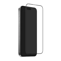   Puro Frame edzett üveg iPhone 17 Air készülékhez, applikátorral és fekete kerettel