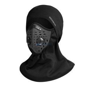 Rockbros LF7127-1 Új bársony sport balaclava szűrővel - Fekete