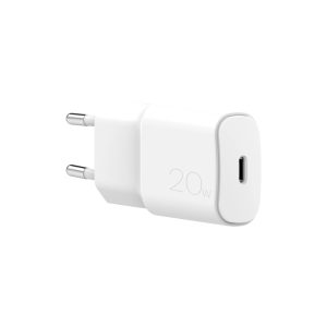 Puro White hálózati töltő 1xUSB-C csatlakozással 20W PD - fehér