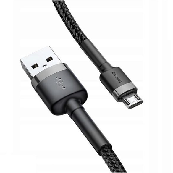 Kábel Micro USB Usb 1.5a 2m Kétoldalas Baseus Camklf-Cg1 Szürke