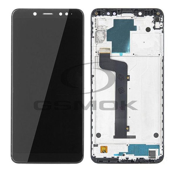 LCD + Érintőpanel Teljes Xiaomi Redmi Note 05/05 Pro Fekete Kerettel