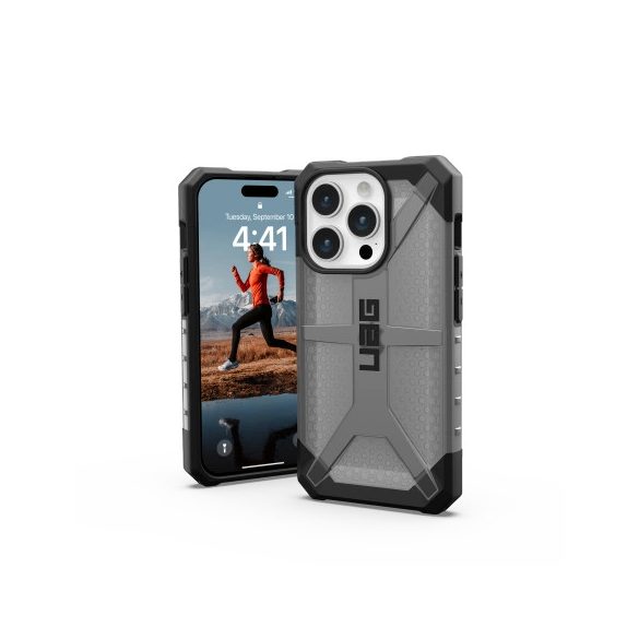 UAG Plasma - védőtok iPhone 15 Pro (hamu)