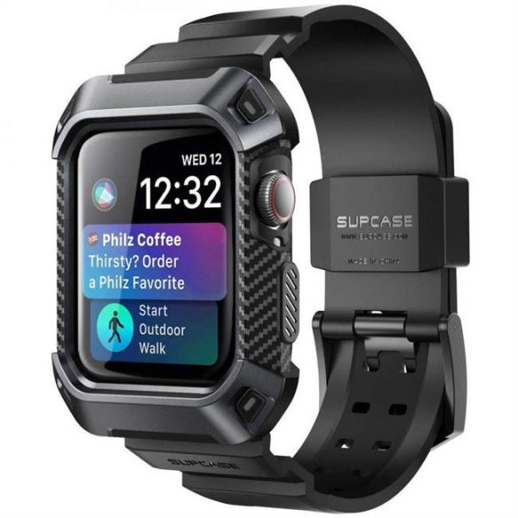 Suptok Unicorn Beetle Pro Apple Watch 4 (44MM) Fekete védőtok az órára