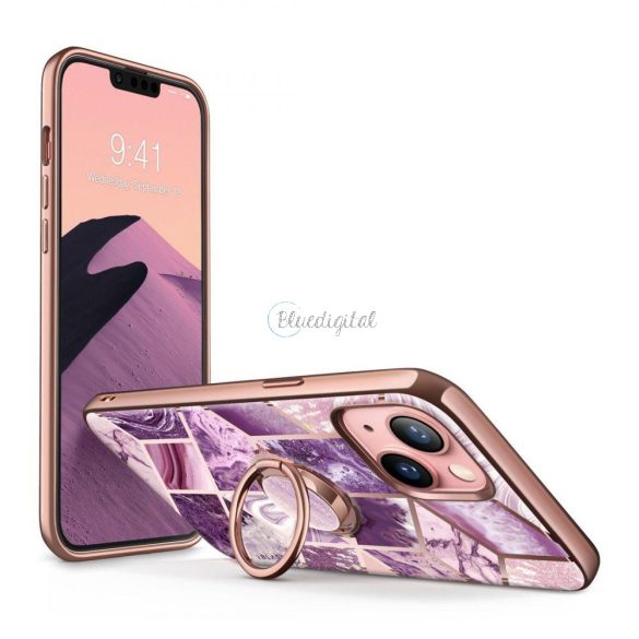 Supcase Iblsn Cosmo Snap iPhone 13 Marble lila tok