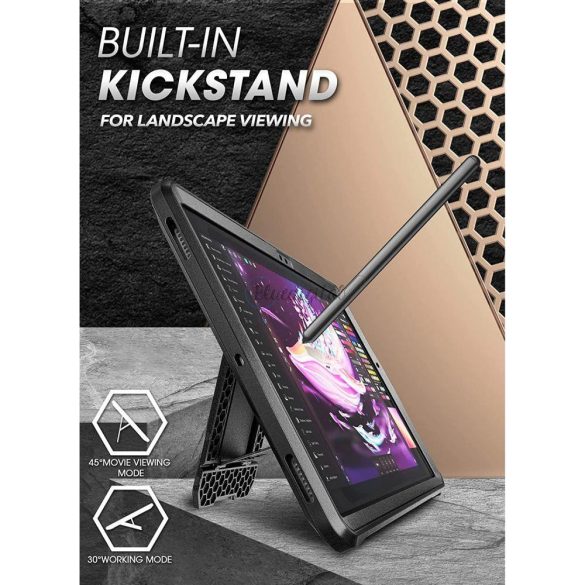 Supcase Unicorn Beetle Pro Galaxy Tab A8 10.5 x200 / x205 fekete tok