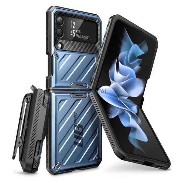 Supcase Unicorn Beetle Pro tok Samsung Galaxy Z Flip 4 kék