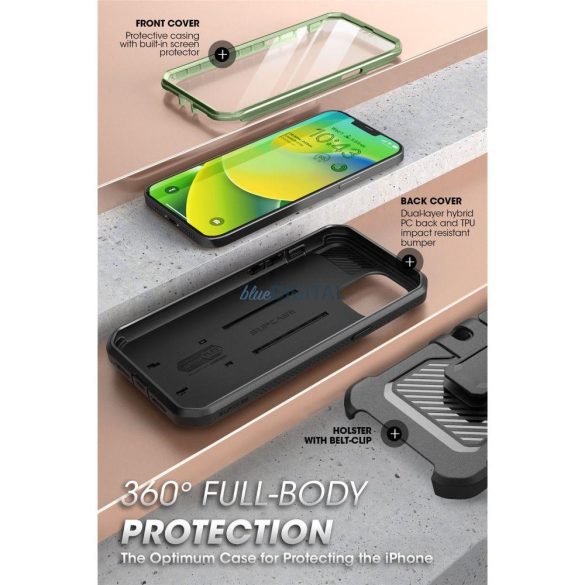 Supcase Unicorn Beetle Pro tok iPhone 14 Plus készülékhez zöld