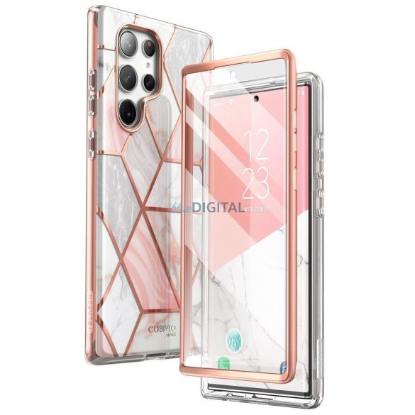 Supcase COSMO GALAXY Samsung Galaxy S23 Ultra MARBLE PINK