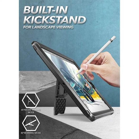 Supcase Unicorn Beetle Pro iPad 10.2 2019/2020/2021 fekete tok