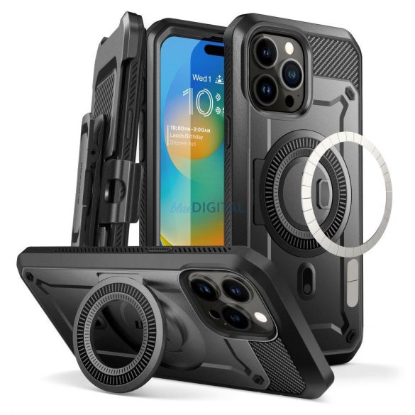 Supcase UB PRO MAG MAGSAFE iPhone 15 PRO MAX FEKETE tok