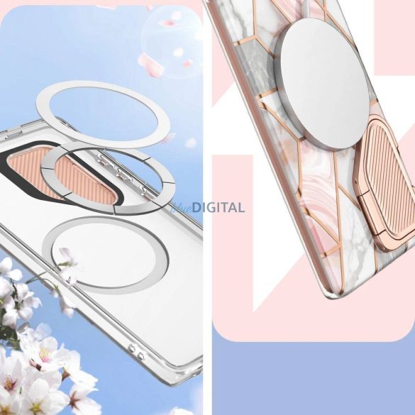 Cosmo Mag Supcase tok MagSafe Samsung Galaxy S24 Ultra - rózsaszín márvány