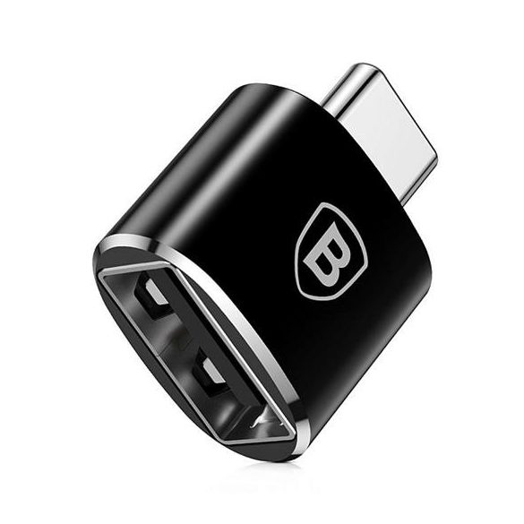 Adapter USB-A USB-C OTG 2.4a BASEUS CATOTG-01 Fekete