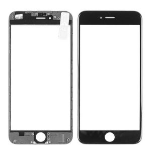 Üvegfólia védőüveg iPhone 6 Plus fekete foglalattal és OCA és polarizált FILM