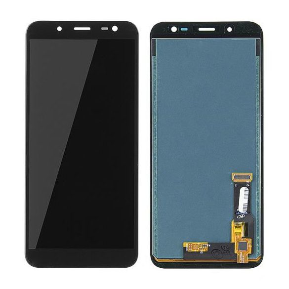 LCD + Érintőpanel teljes SAMSUNG J600 GALAXY J6 2018 Fekete [HQ]