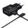 Samsung EP-TA200EBE USB-A 15W-os fali töltő EP-DR140ABE USB-A - USB-C kábellel - fekete