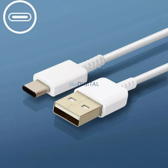 Samsung EP-TA200EWE USB-A 15W-os fali töltő EP-DR140AWE USB-A - USB-C kábellel - fehér színű