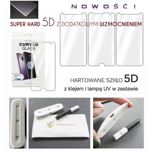 Samsung N770 Galaxy Note 10 Lite - Liqid Glass Edzett Üveg Tempered Glass 5d Uv Lámpával Üvegfólia