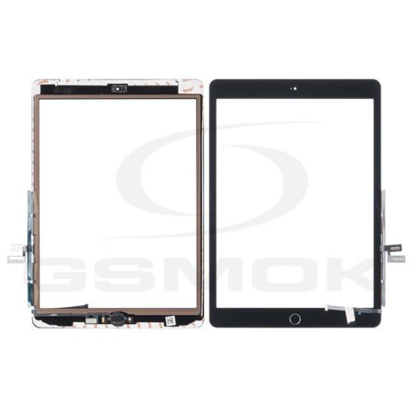 Touch Pad iPad 7. generáció (A2197, A2198, A2200) / 8. (A2270, A2428, A2429) 10.2 hüvelykes fekete, matrica és otthon