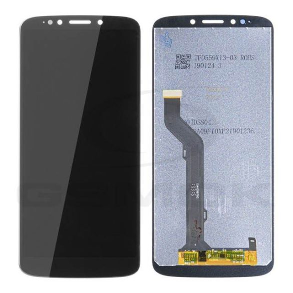 Lcd + Touch Pad Komplett Motorola Moto E5 Plus Fekete Logó Nélkül