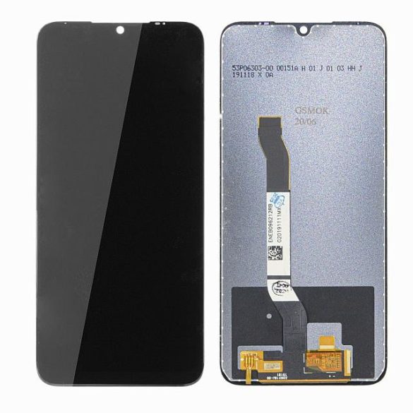 LCD + Érintőpanel Teljes Xiaomi Redmi Note 8 Fekete Utángyártott