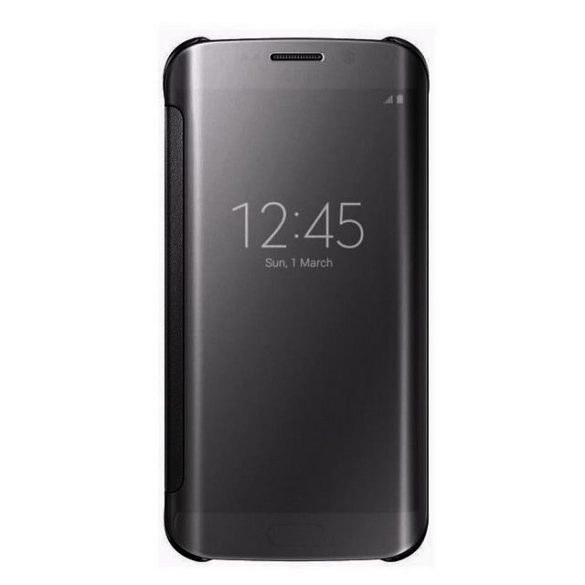 Flip Tok Clear View Xiaomi Redmi Note 8T Fekete Telefontok