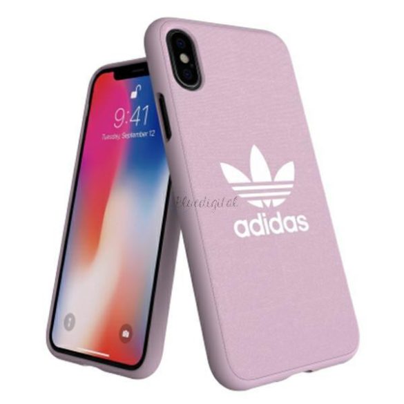Adidas OR öntött tok vászon iPhone X / Xs Pink / Pink 31642