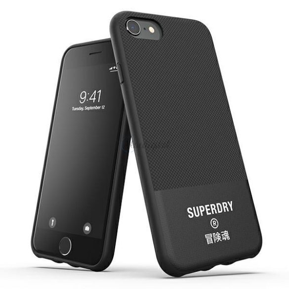 SuperDry iPhone 6/6s/7/8/SE 2020/SE 2022 tok fekete