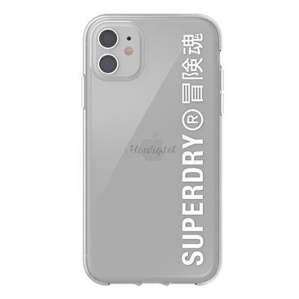 Superdry Snap iphone 11 átlátszó tok fehér / fehér 41578