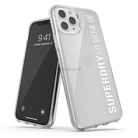 Superdry Snap iphone 11 Pro Clear tok fehér / fehér 41579